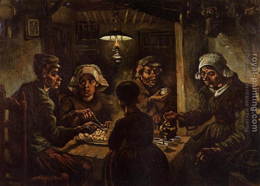 Vincent Van Gogh : The Potato Eaters IV